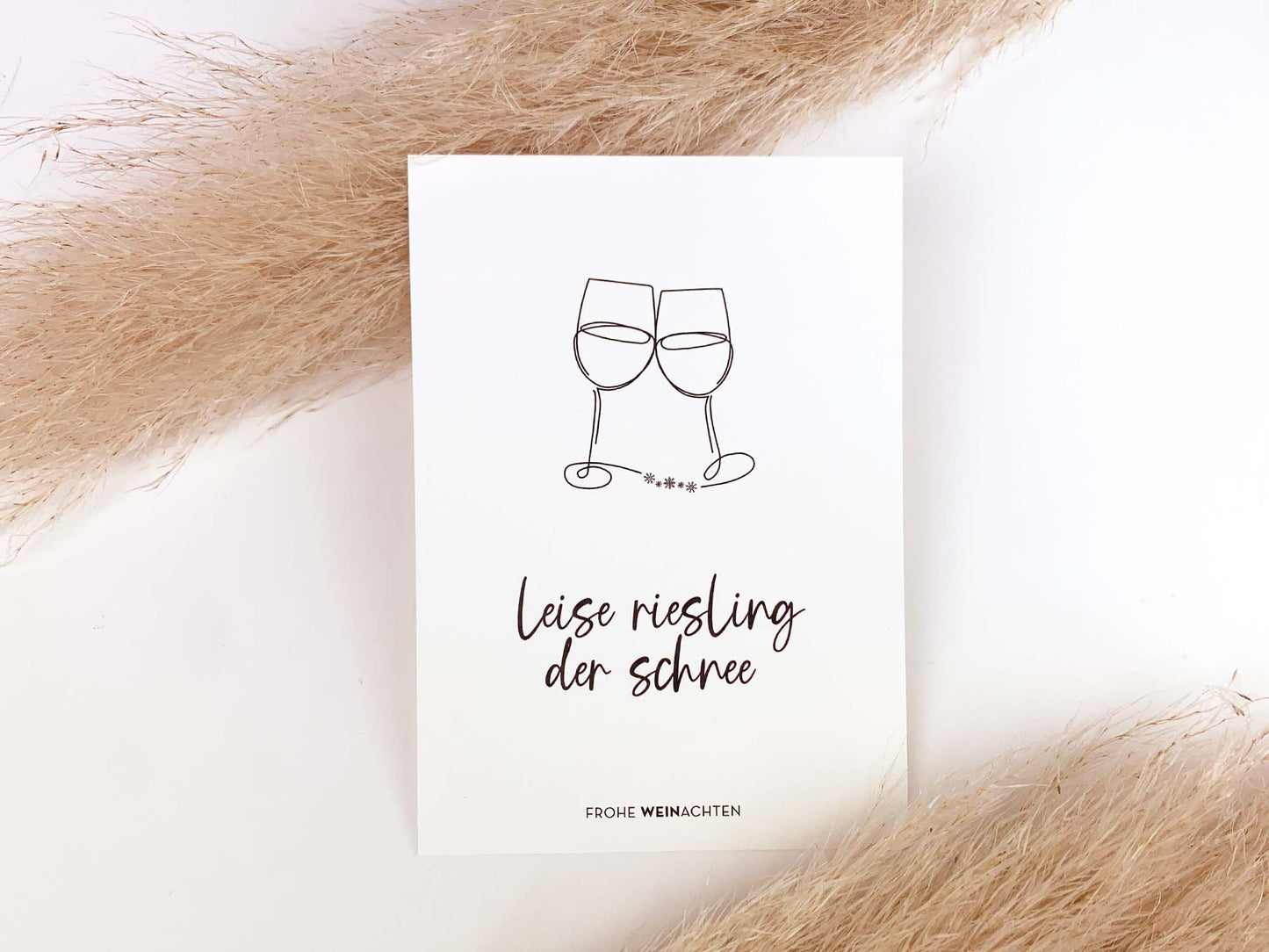 Postkarte * WEINachten