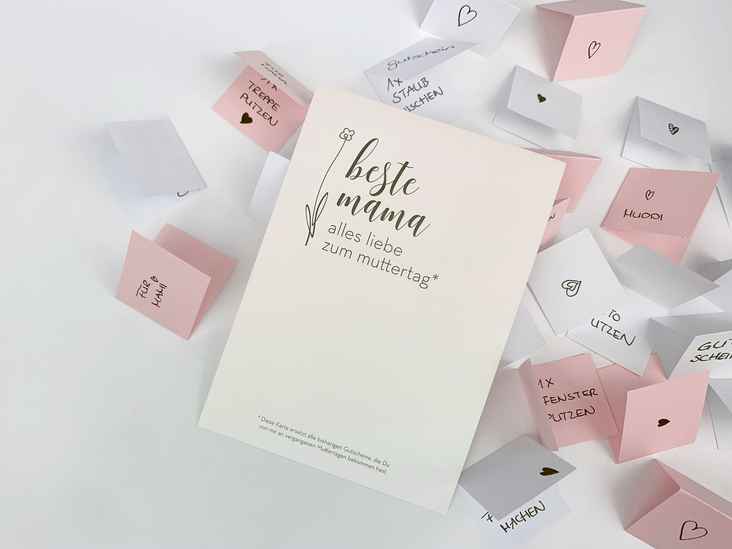 Lustige Muttertag * Karte mit Kleingedrucktem