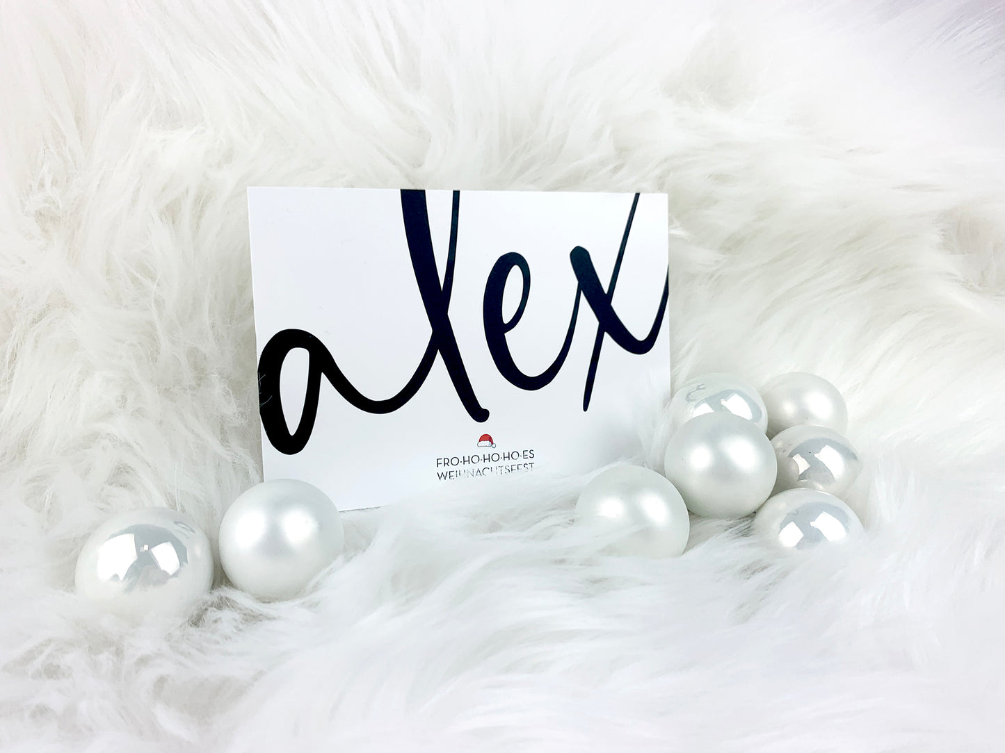 Personalisierte Namenskarte * Weihnachten