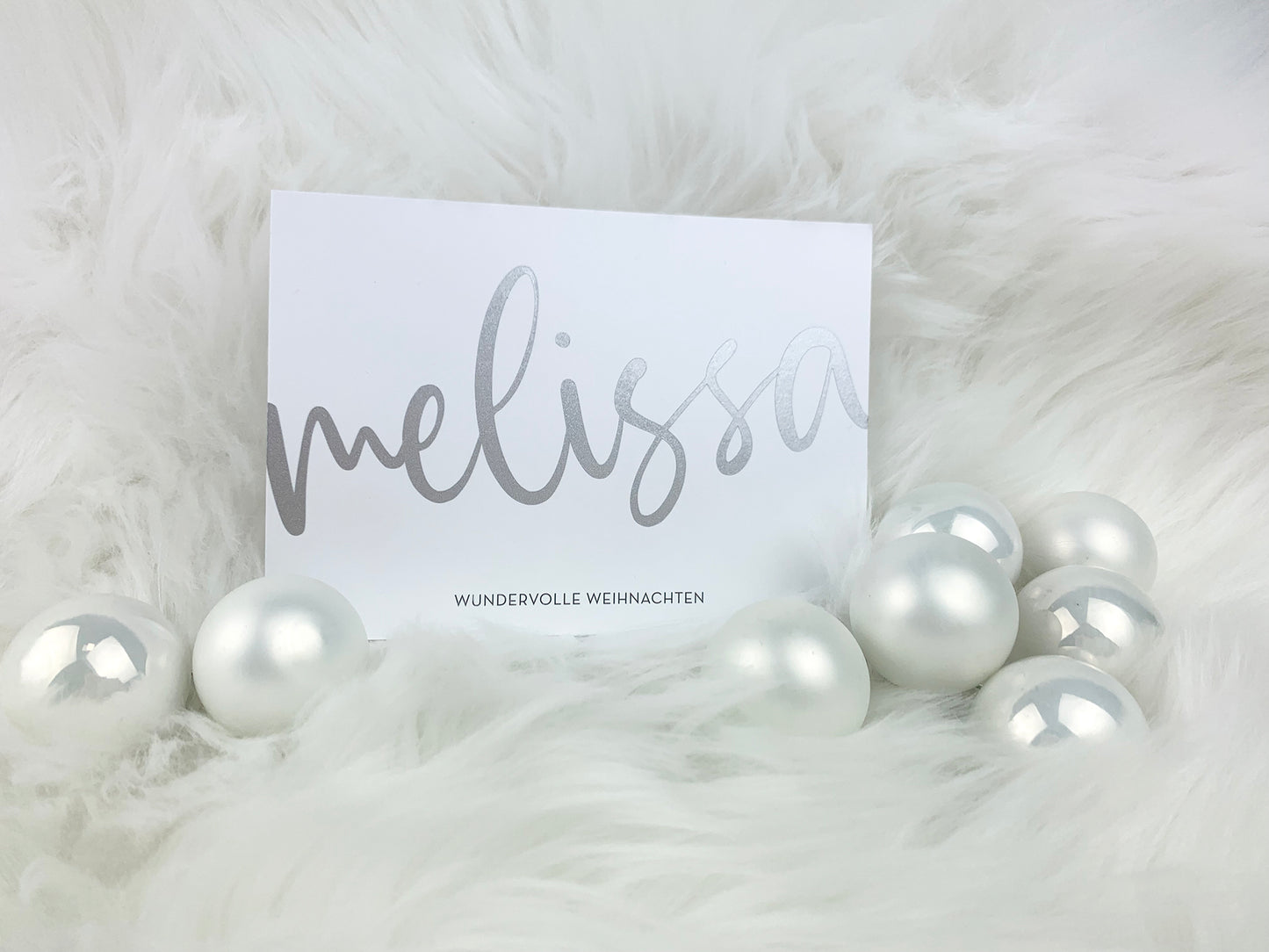 Personalisierte Namenskarte * Weihnachten