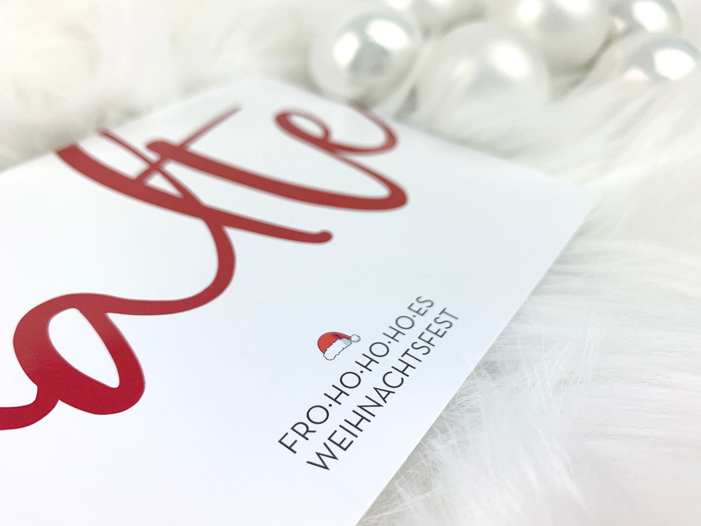 Personalisierte Namenskarte * Weihnachten