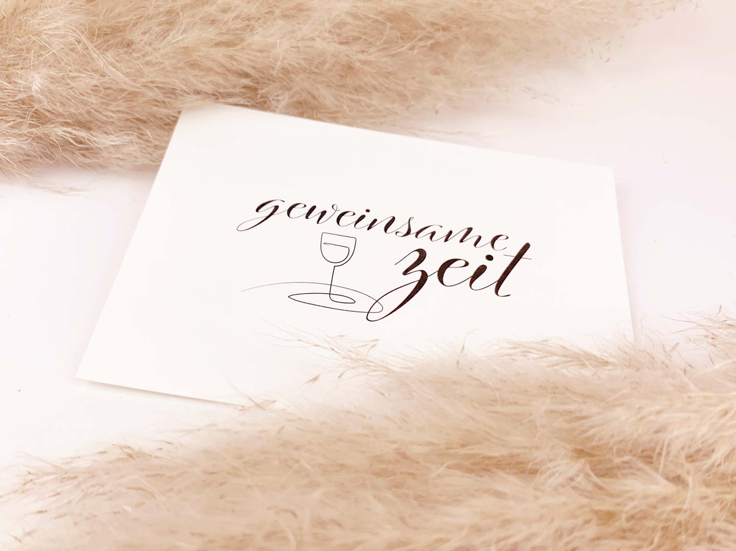 Postkarte * geweinsame zeit