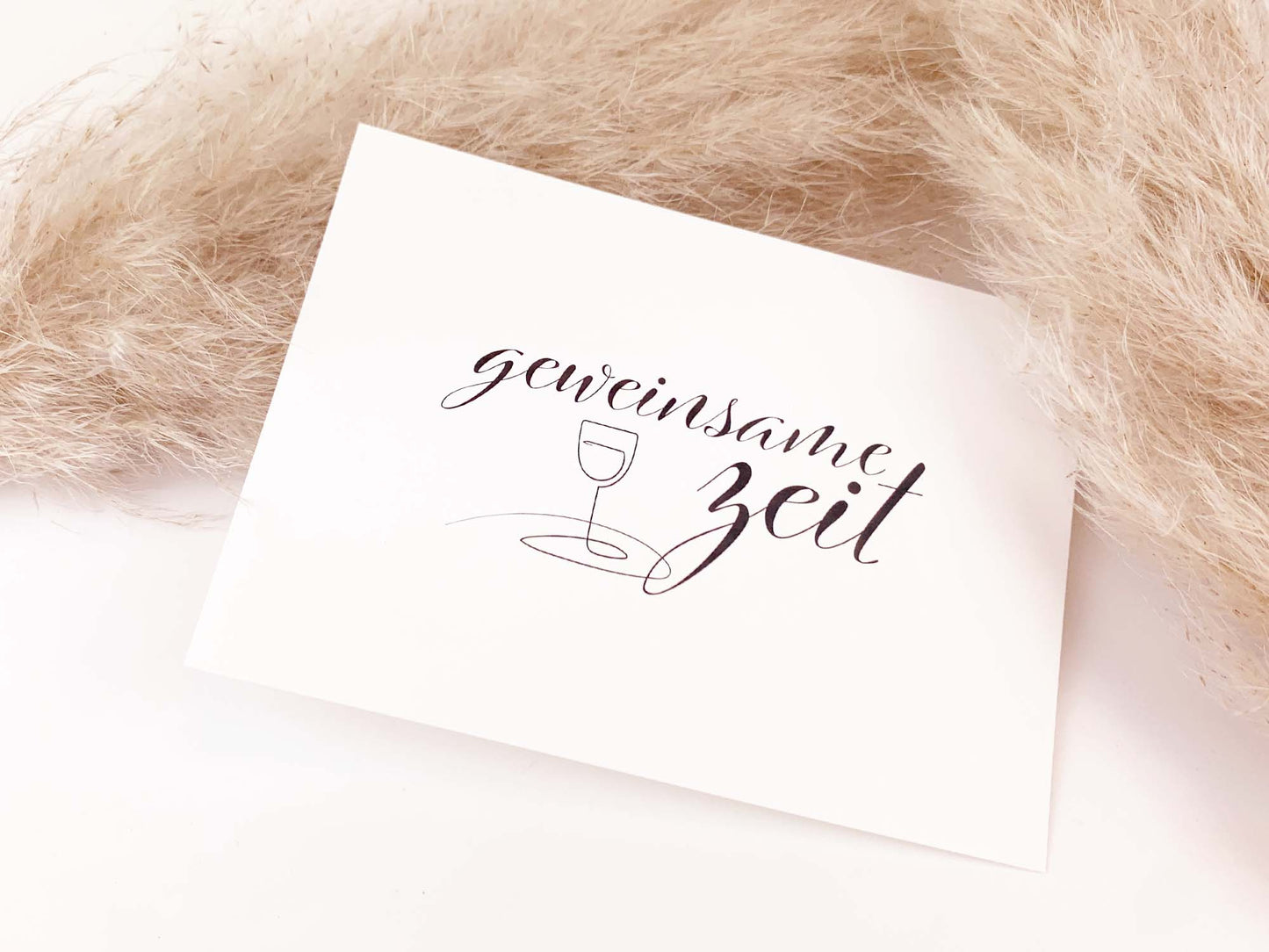 Postkarte * geweinsame zeit