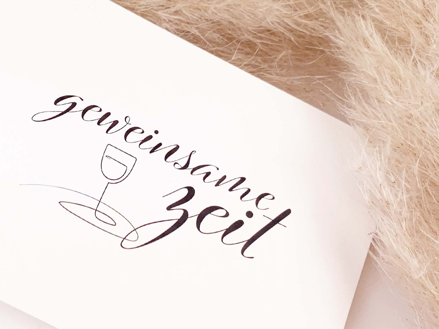 Postkarte * geweinsame zeit