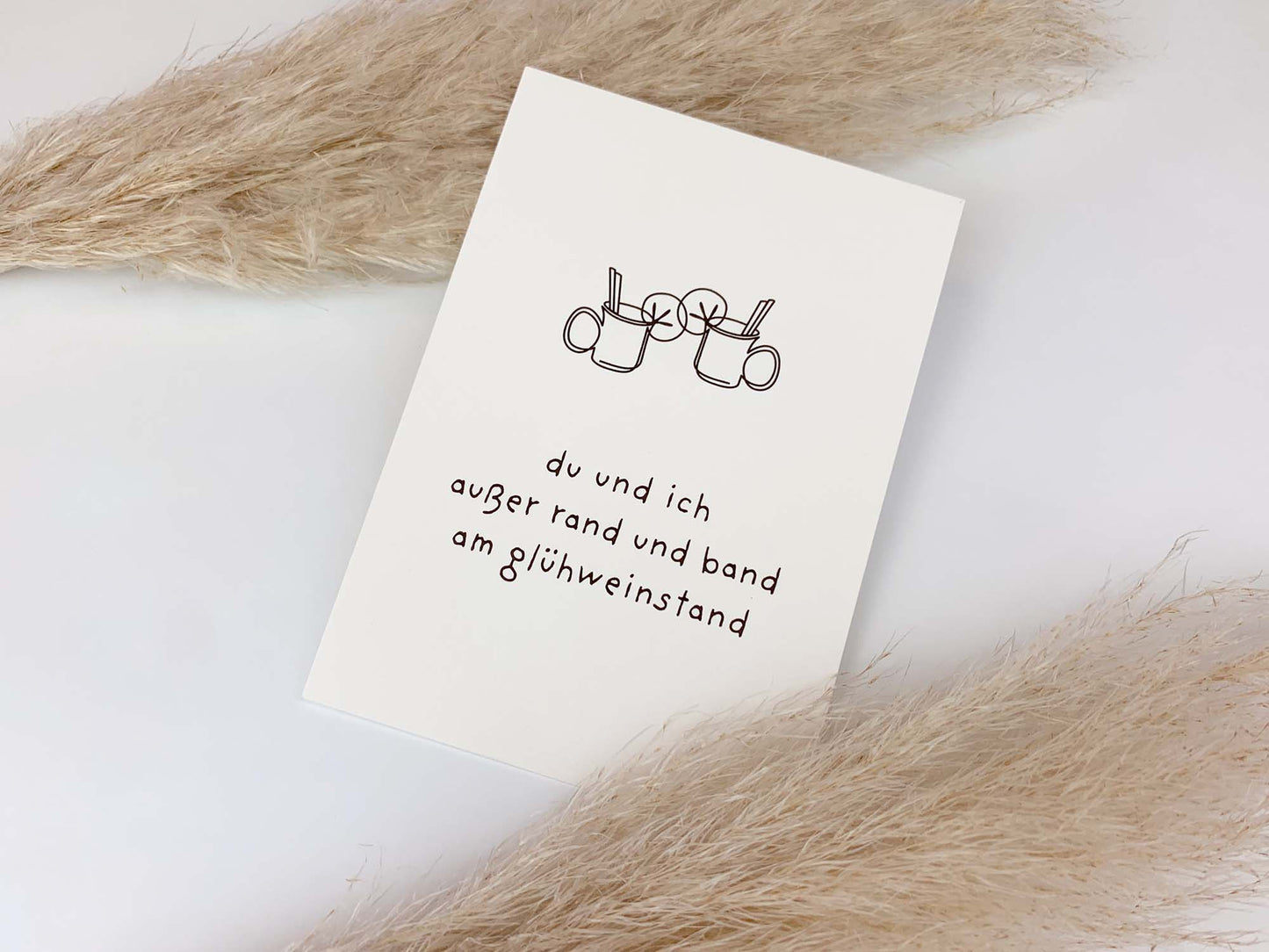 Postkarte * Glühweintime