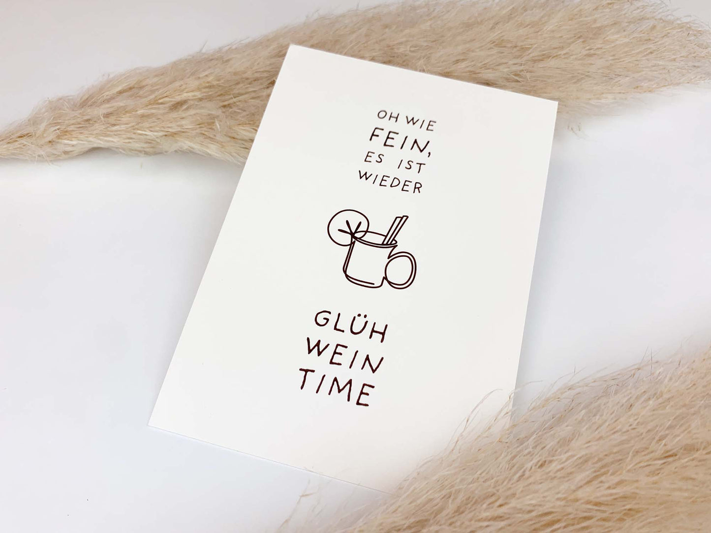 Postkarte * Glühweintime