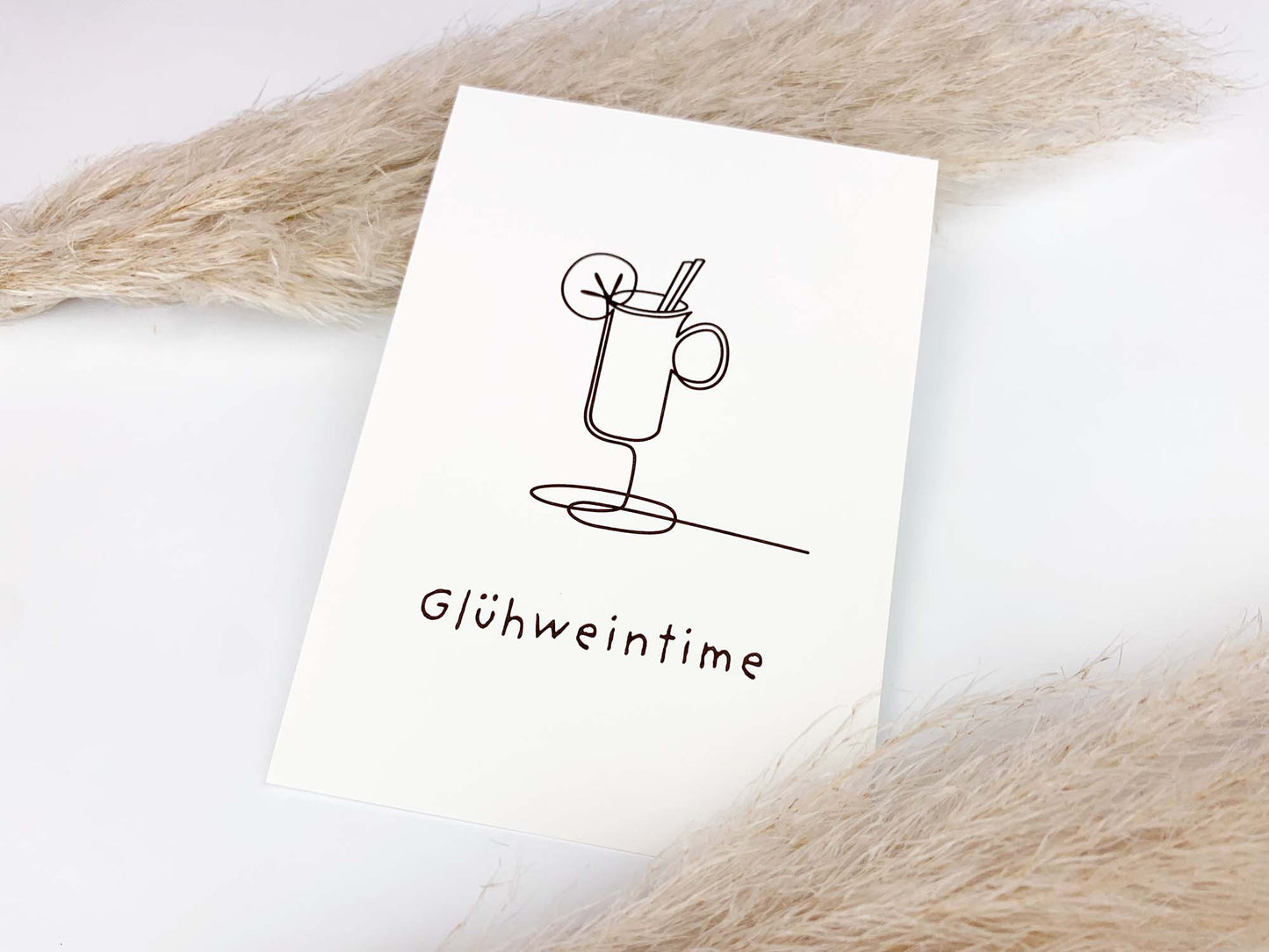 Postkarte * Glühweintime