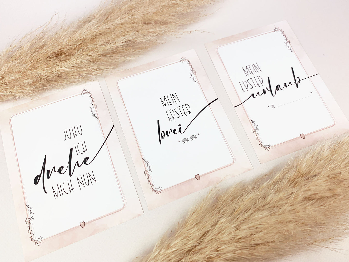 Baby-Meilensteinkarten * Die erste Zeit