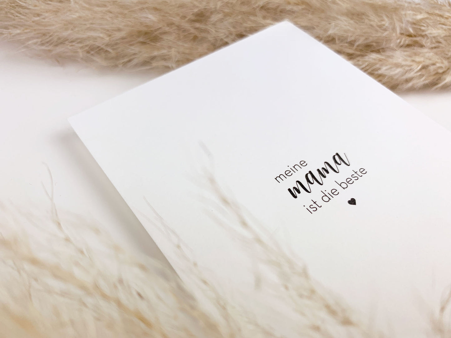 Muttertagskarte * Meine Mama ist die Beste