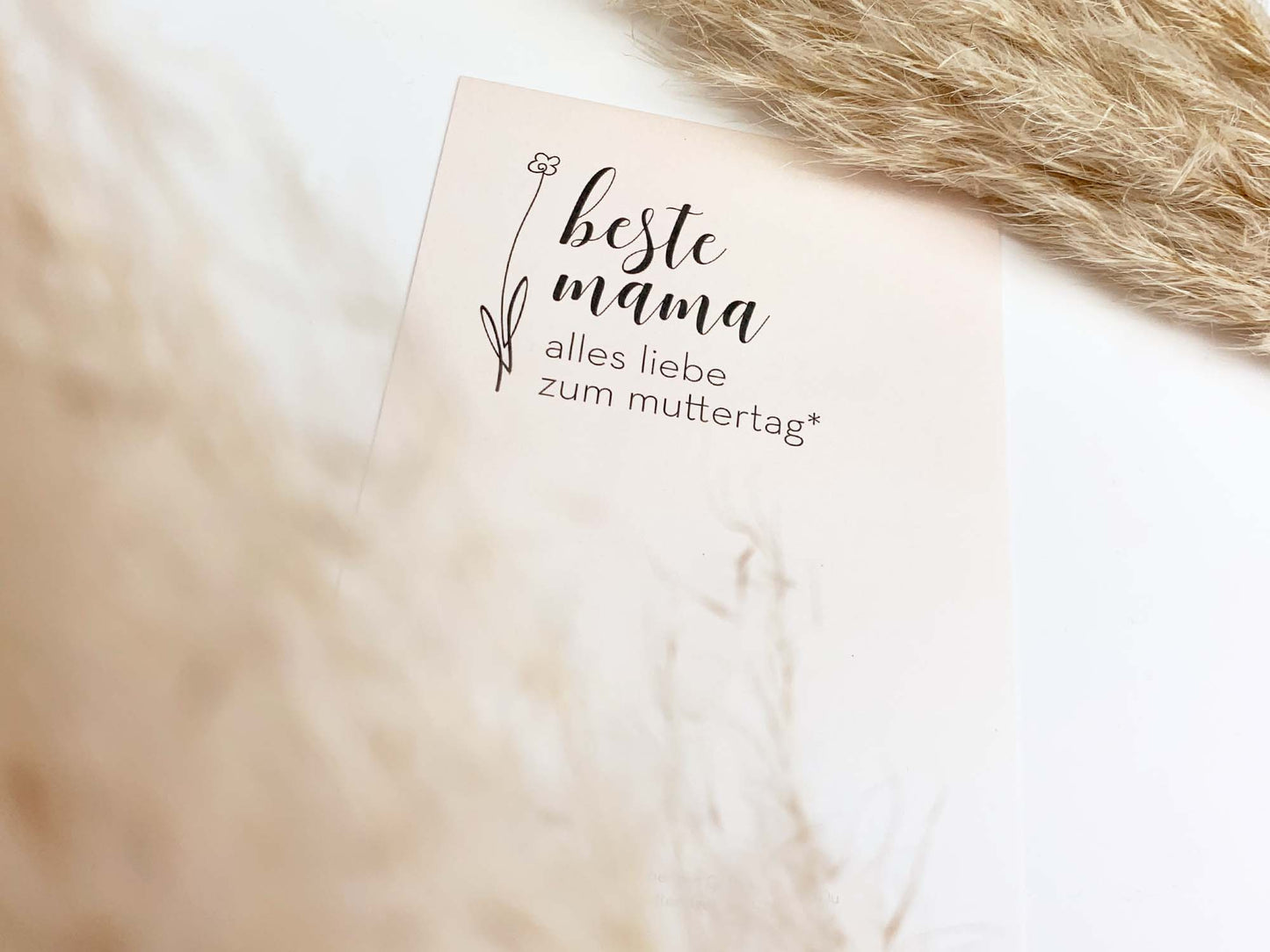 Lustige Muttertag * Karte mit Kleingedrucktem