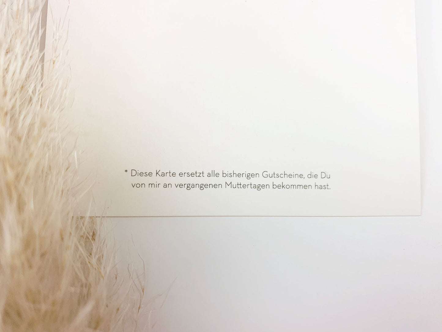 Lustige Muttertag * Karte mit Kleingedrucktem