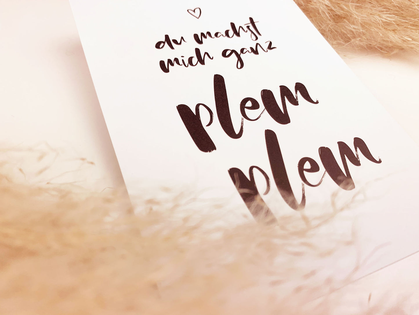 Liebeskarte * Plem Plem