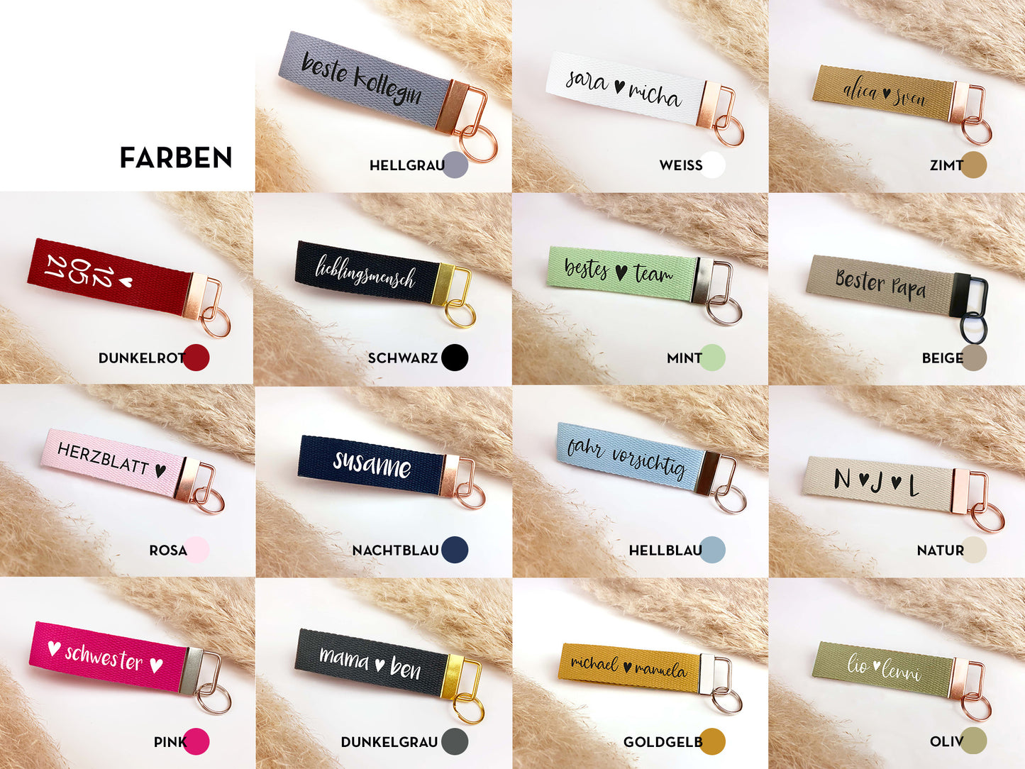 Personalisierter Schlüsselanhänger