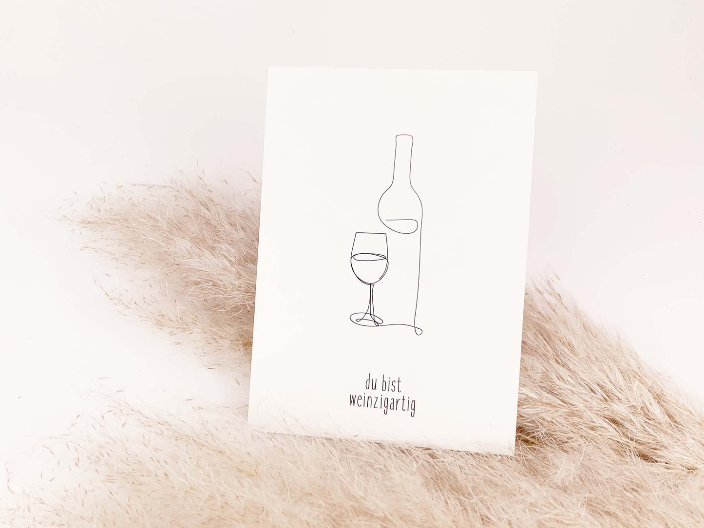 Postkarte * weinzigartig