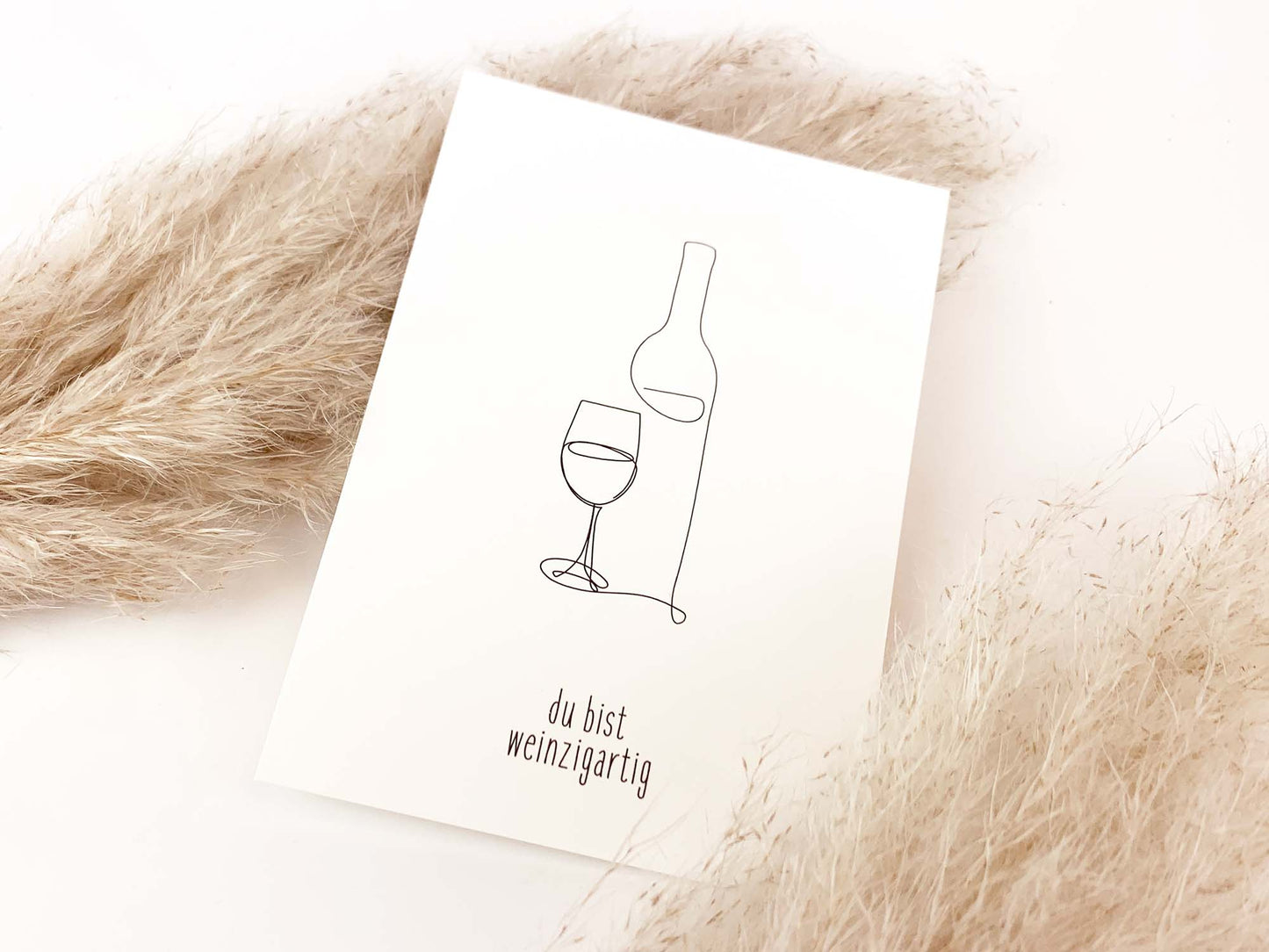 Postkarte * weinzigartig
