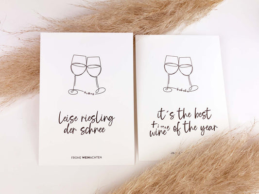 Postkarte * WEINachten