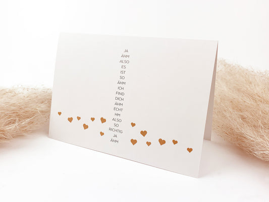 Liebeskarte * ähm