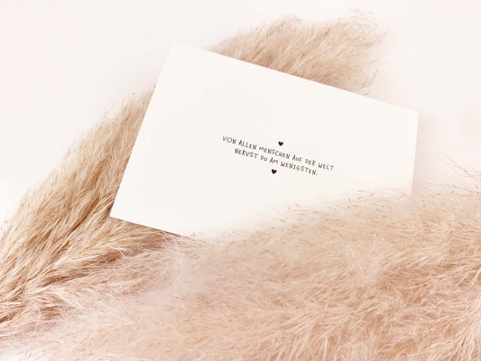 Liebeskarte * am wenigsten