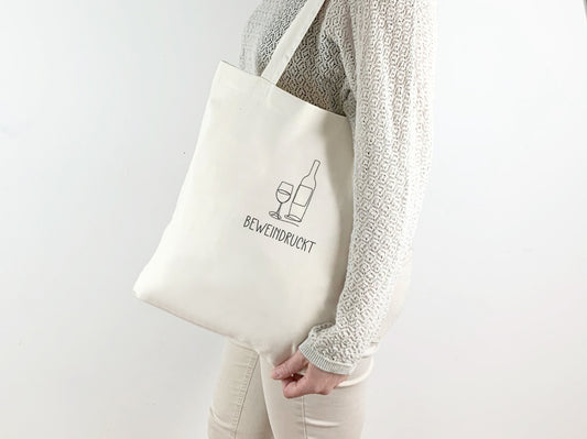 Hochwertige Tragetasche * Weinsprüchen
