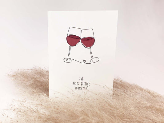 Postkarte * weinzigartig