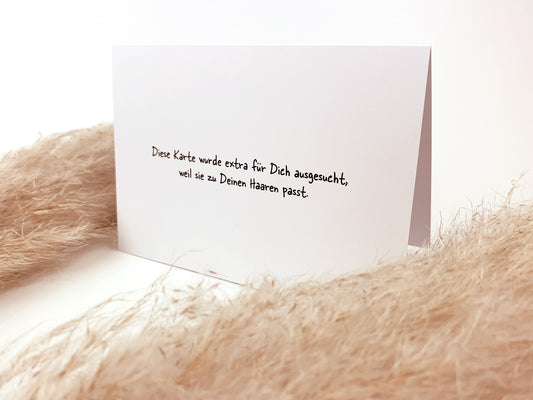 Geburtstagskarte lustig * weisse Haare